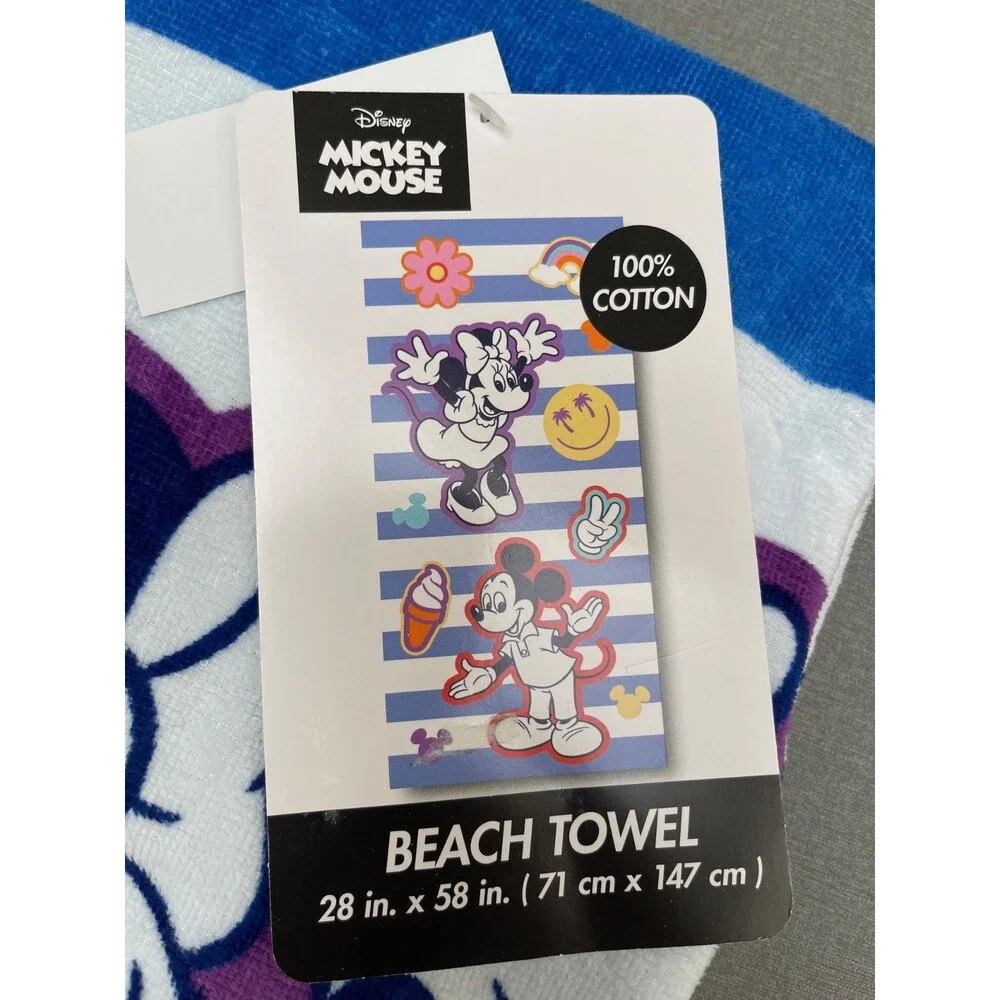 Disney Cartoon Figures Kids 3+ 100% Cotton Beach towl lot 28